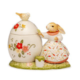 PALAIS ROYAL Easter Egg Box with Rabbit 28.5cm Ceramic