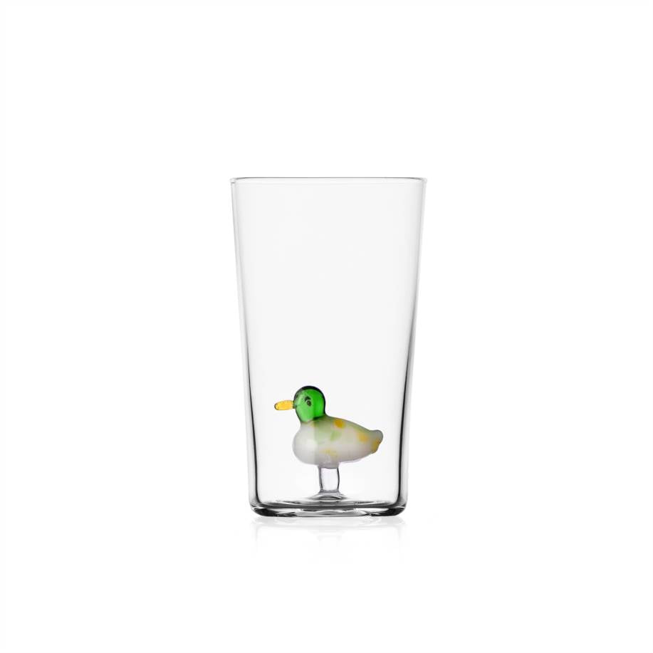 ICHENDORF Animal Farm Set 6 Pezzi Bicchieri Longdrink 13cm Vetro Borosilicato