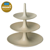 KOZIOL Etagere Alzata 3 Ripiani Impilabile Babell L 34cm Sabbia Organic