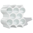 Portabottiglie modulare Koziol in materiale organico a nido d'ape 36x35 cm