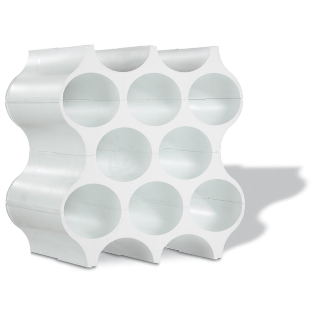Portabottiglie modulare Koziol in materiale organico a nido d'ape 36x35 cm