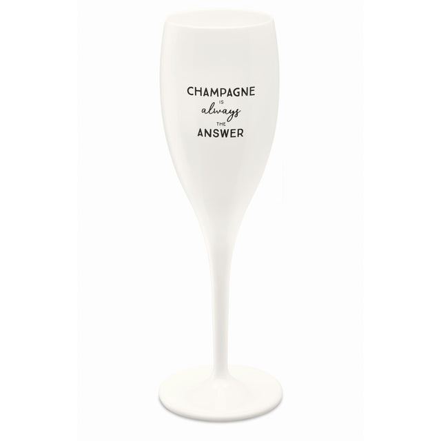 Flute Spumante Koziol in materiale termoplastico indistruttibile 19 cm
