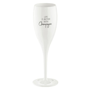 Flute spumante Koziol in materiale termoplastico indistruttibile 19 cm
