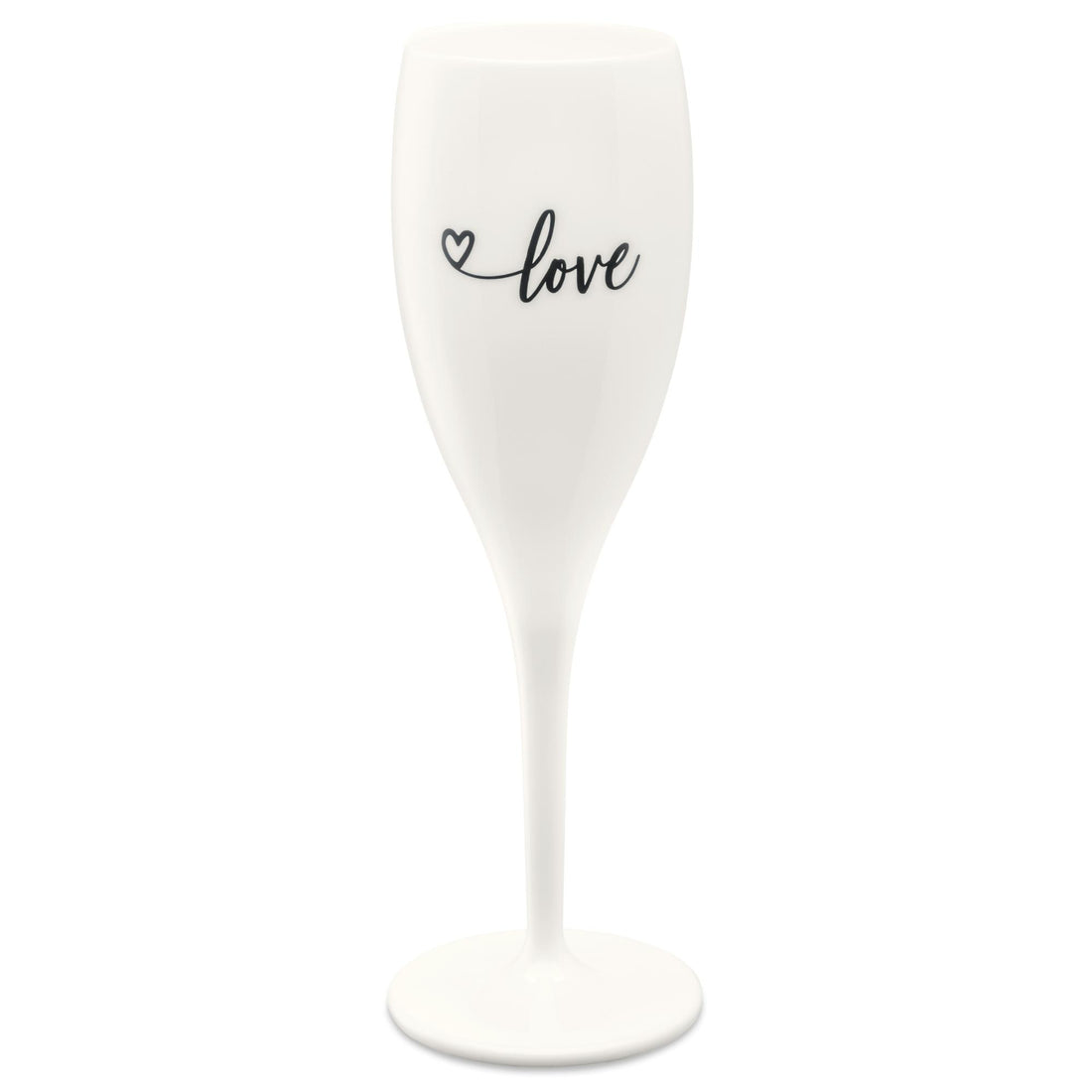 KOZIOL Calice Spumante Champagne 100ml Cheers No. 1 Love 2.0 Bianco