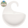 KOZIOL Organizer Porta Oggetti da Doccia Surf XL 32x27cm Bianco Plastica 100% Riciclata