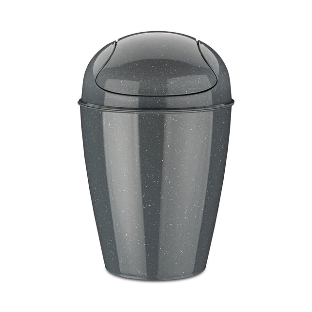 KOZIOL Cestino Pattumiera Gettacarte Piccolo da Bagno DEL XS 24cm 2L Grigio Plastica 100% Riciclata