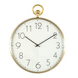 MONTEMAGGI Orologio Da Parete Oro Quadrante Bianco 31x39cm Metallo