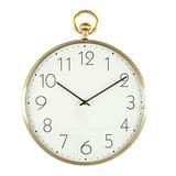 MONTEMAGGI Orologio Da Parete Oro Quadrante Bianco 31x39cm Metallo