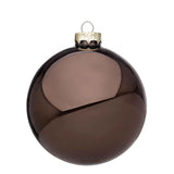 BIZZOTTO Addobbo Castagna Sfera Palla Pallina per Albero di Natale 10cm Vetro