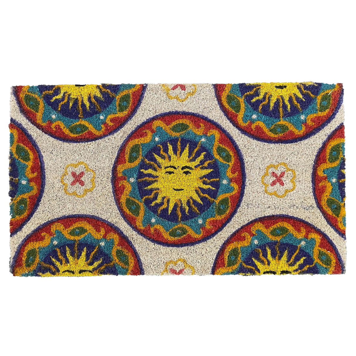 MONTEMAGGI Tappeto Zerbino Entrata Sicilia Decoro Siciliano 70x40cm Cocco