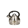 BRANDANI Bollitore in Acciaio Inox 2,7lt con Manico Soft Touch Nero