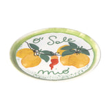 ROSE & TULIPANI Piatto Pizza O' Sole Mio 31cm Verde Porcellana