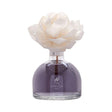HYPNO CASA Diffusore a Bastoncini con Fiore Bianco Rosa 250ml Orchidea Nera