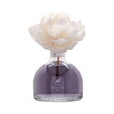 HYPNO CASA Diffusore a Bastoncini con Fiore Bianco Rosa 250ml Orchidea Nera