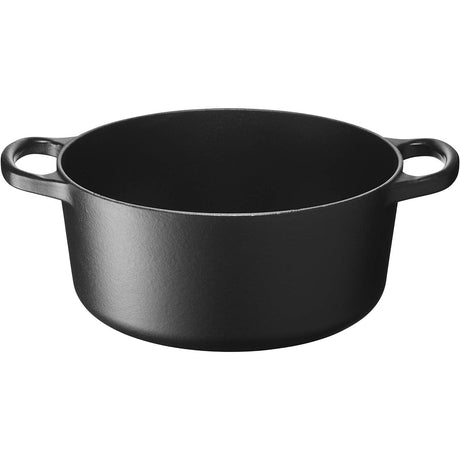 LE CREUSET Cocotte Rotonda Evolution 24cm Nero Ghisa Vetrificata
