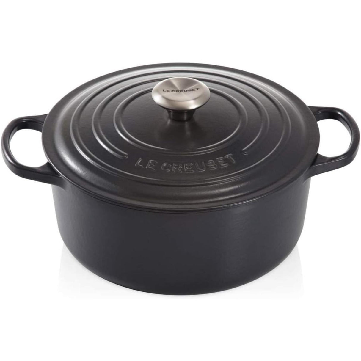 LE CREUSET Cocotte Rotonda Evolution 24cm Nero Ghisa Vetrificata