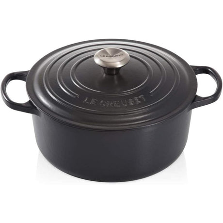 LE CREUSET Cocotte Rotonda Evolution 24cm Nero Ghisa Vetrificata