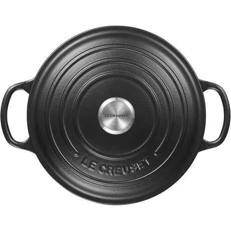 LE CREUSET Cocotte Rotonda Evolution 24cm Nero Ghisa Vetrificata