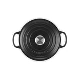 LE CREUSET Cocotte Rotonda Evolution 24cm Nero Ghisa Vetrificata