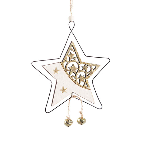 BIZZOTTO - Pendaglio Addobbo Campanellini Stella Natale 0931297