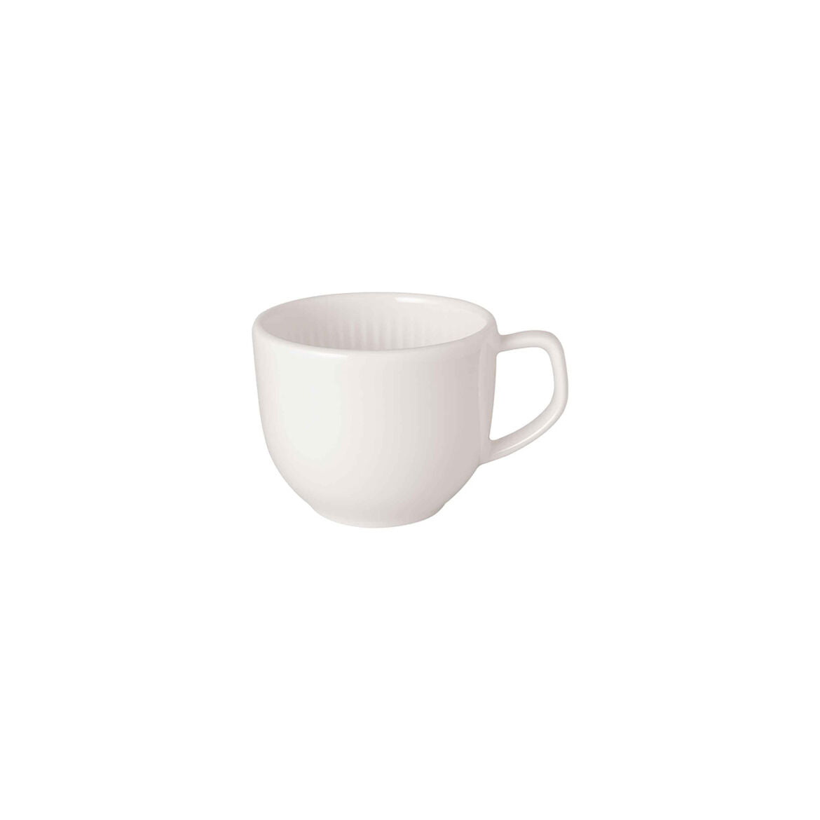 VILLEROY &amp; BOCH Afina Tazza Caffè Espresso 50ml con Piattino 11,5cm Bianco Porcellana Premium