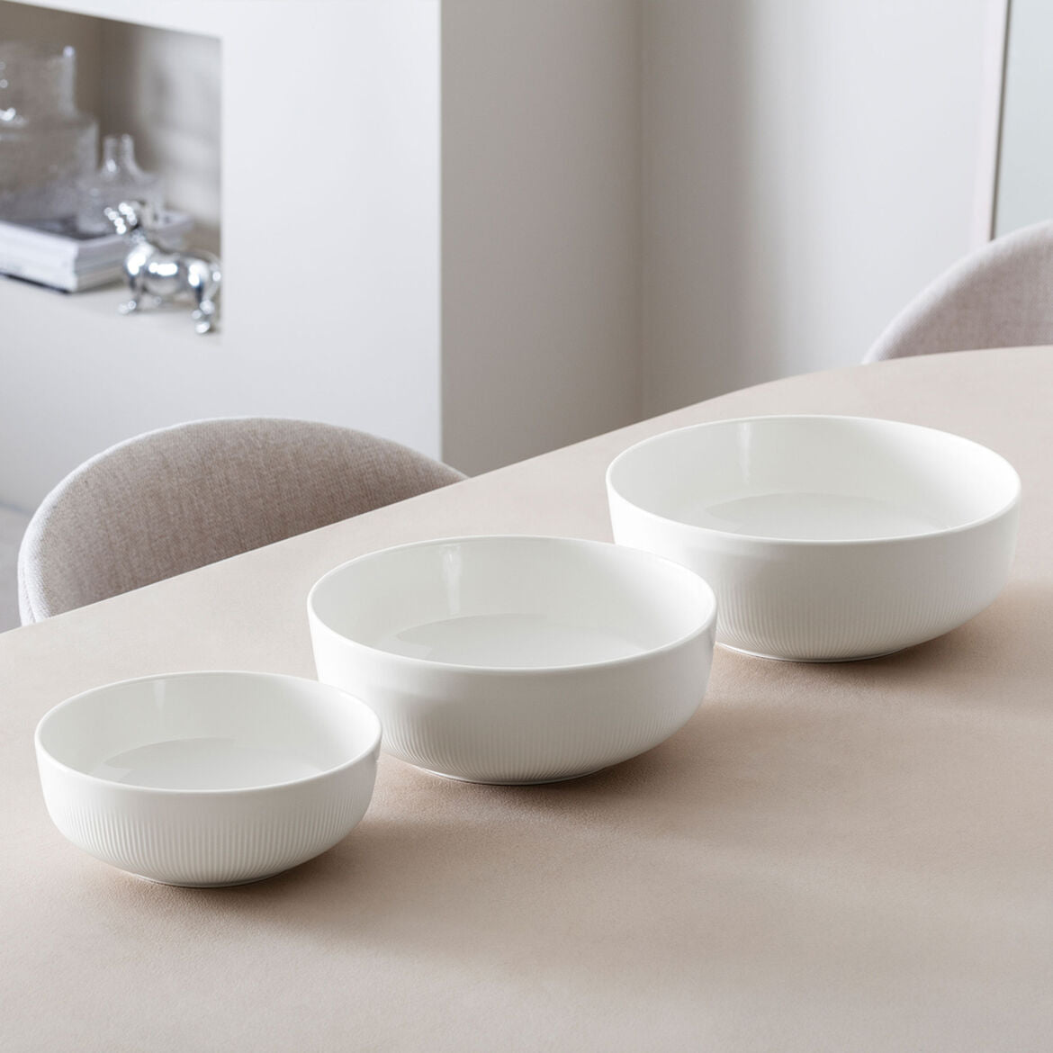 VILLEROY & BOCH Afina Insalatiera Ciotola Scodella 26cm 2,5lt Bianco Porcellana Premium