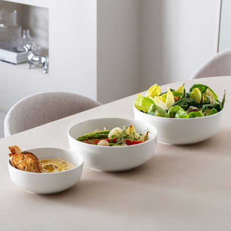 VILLEROY & BOCH Afina Insalatiera Ciotola Scodella 26cm 2,5lt Bianco Porcellana Premium