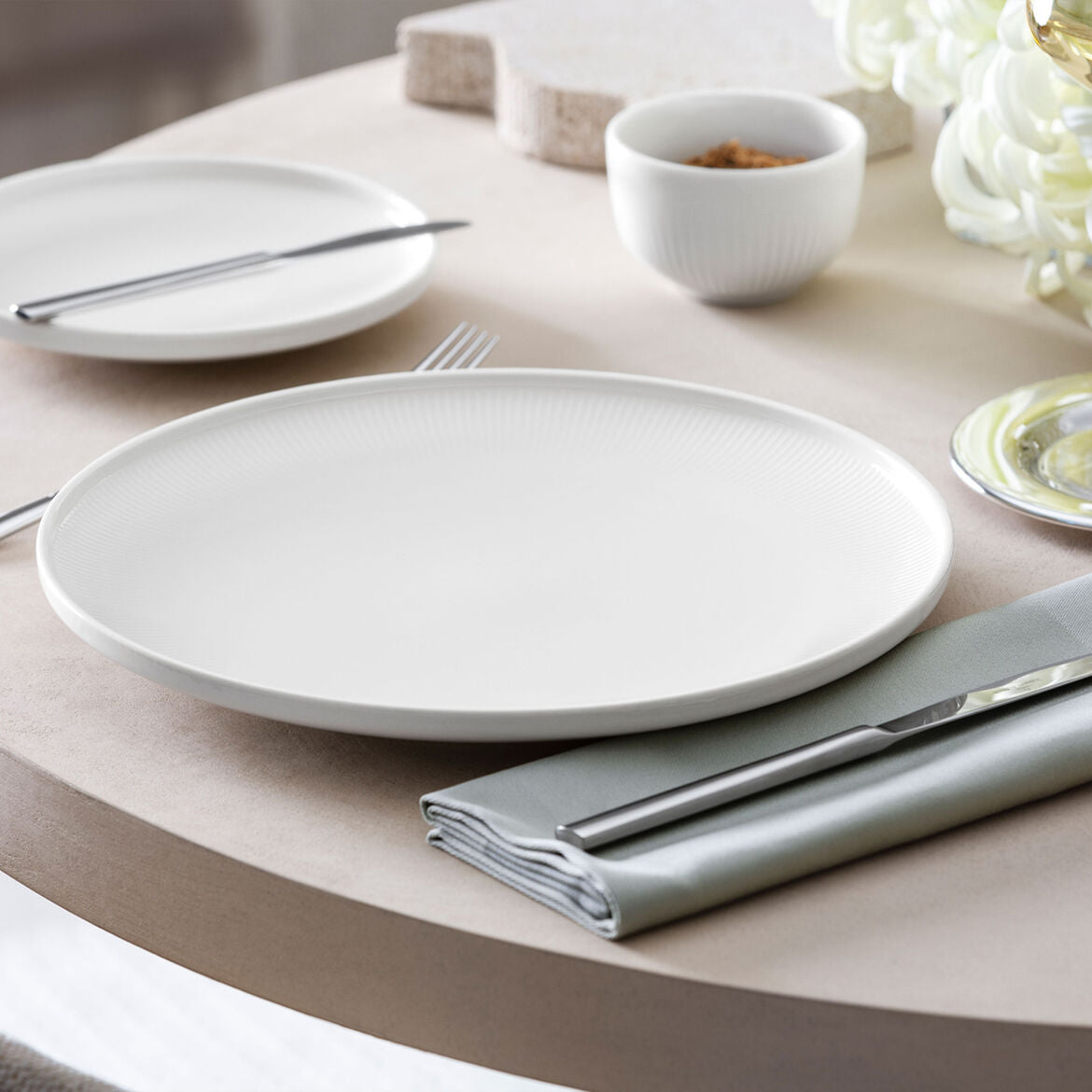 VILLEROY &amp; BOCH Afina Piatto Pane Piccolo 17cm Bianco Porcellana Premium