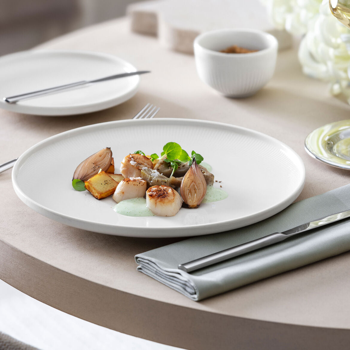 VILLEROY & BOCH Afina Piatto Pane Piccolo 17cm Bianco Porcellana Premium