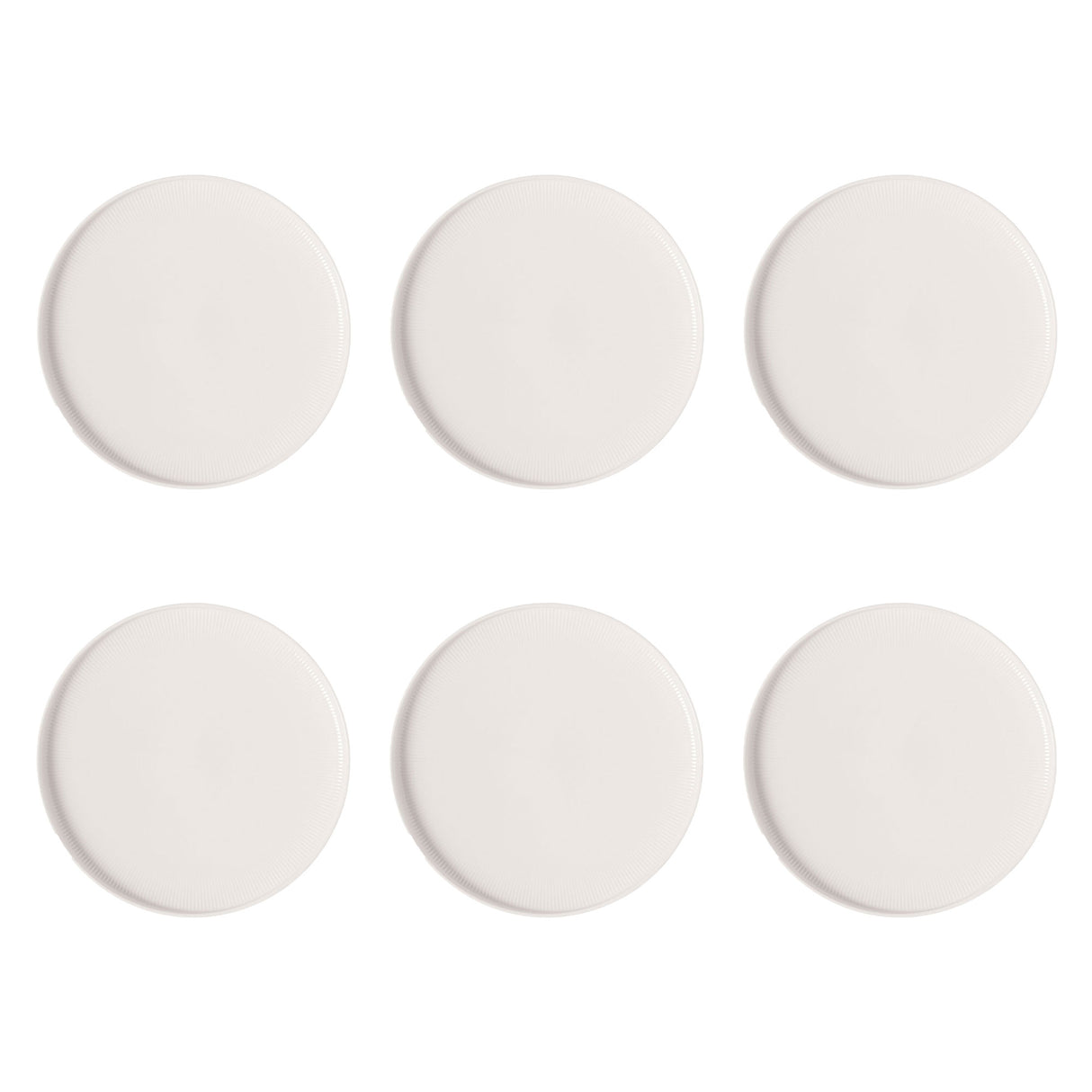 VILLEROY & BOCH Afina Piatto Piano 27cm Set 6 Pezzi Bianco Porcellana Premium