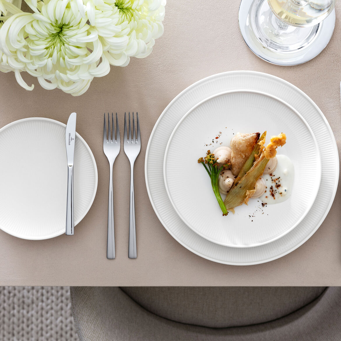 VILLEROY & BOCH Afina Piatto Frutta Colazione 22cm Set 6 Pezzi Bianco Porcellana Premium