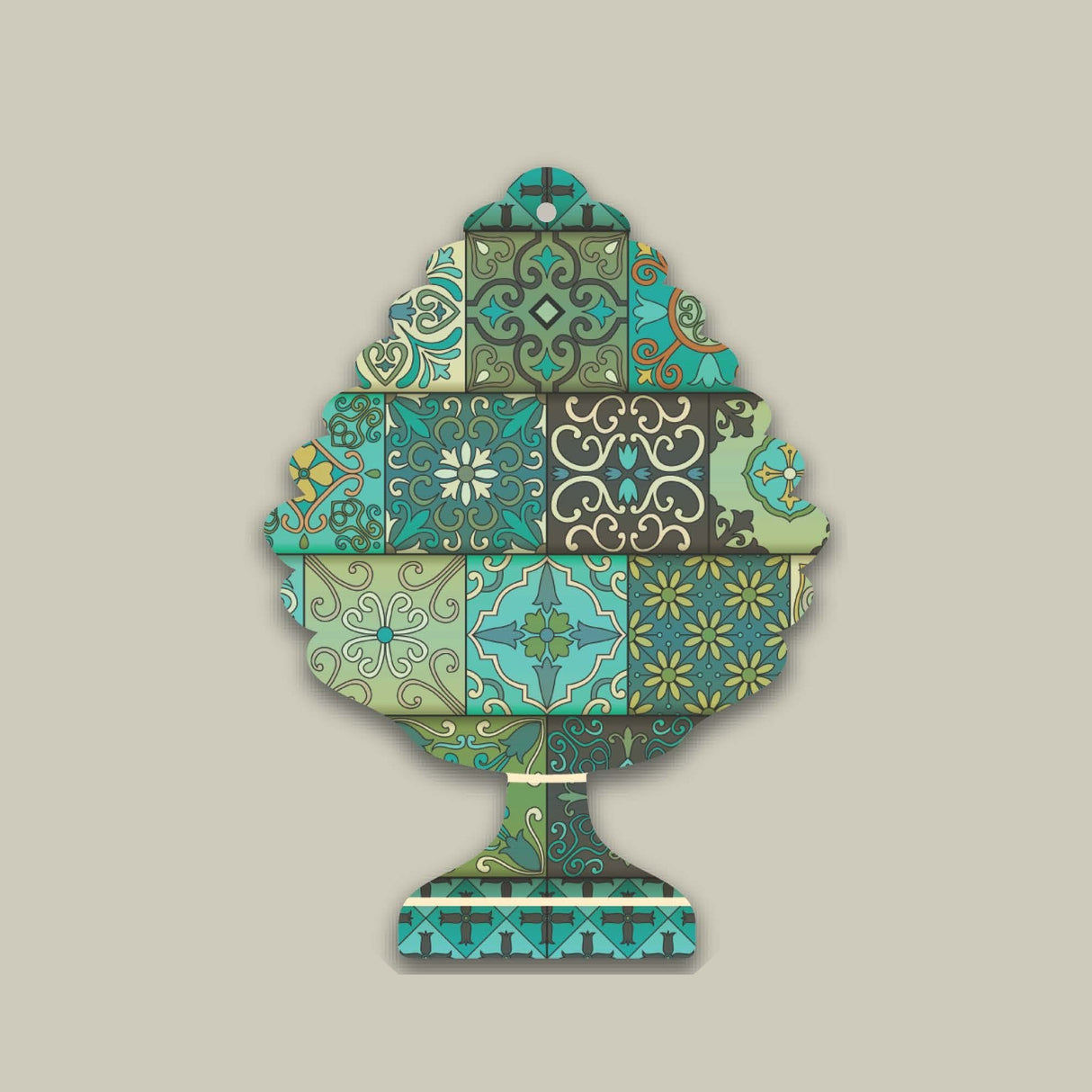 PALAIS ROYAL - 100% Melamine Pine Cone Trivet 32 ​​cm Kitchen