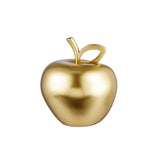 MONTEMAGGI Decorazione Mela Dorata 13x15cm Oro Resina