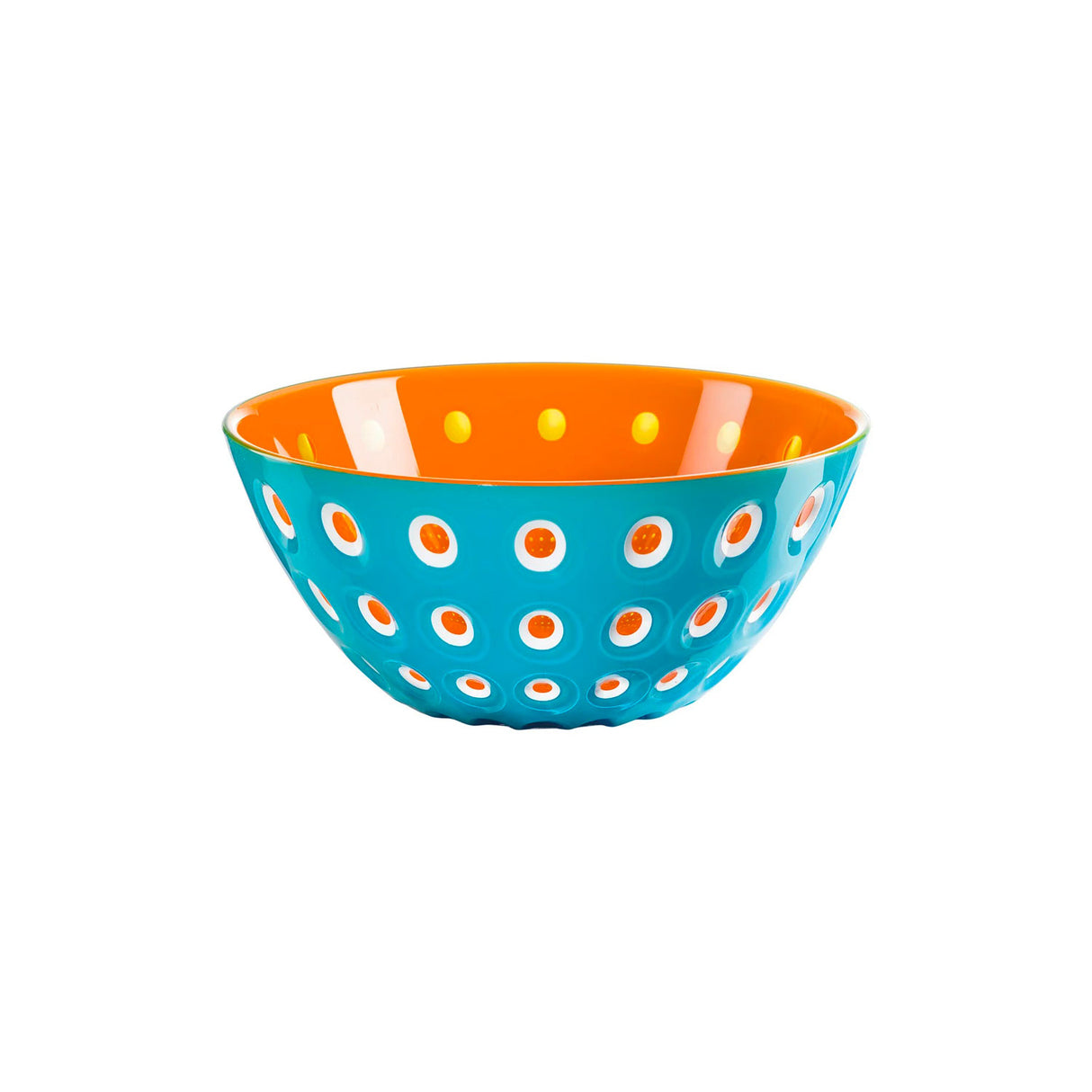 GUZZINI Le Murrine Ciotola Insalatiera 25cm Blu Arancio Plastica
