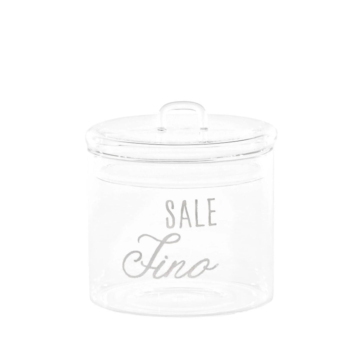 SIMPLE DAY Barter Fine Salt Container 12x13cm Glass