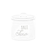 SIMPLE DAY Barter Fine Salt Container 12x13cm Glass