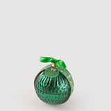 EDG Enzo De Gasperi Candela Profumata Sfera di Natale 8cm Verde