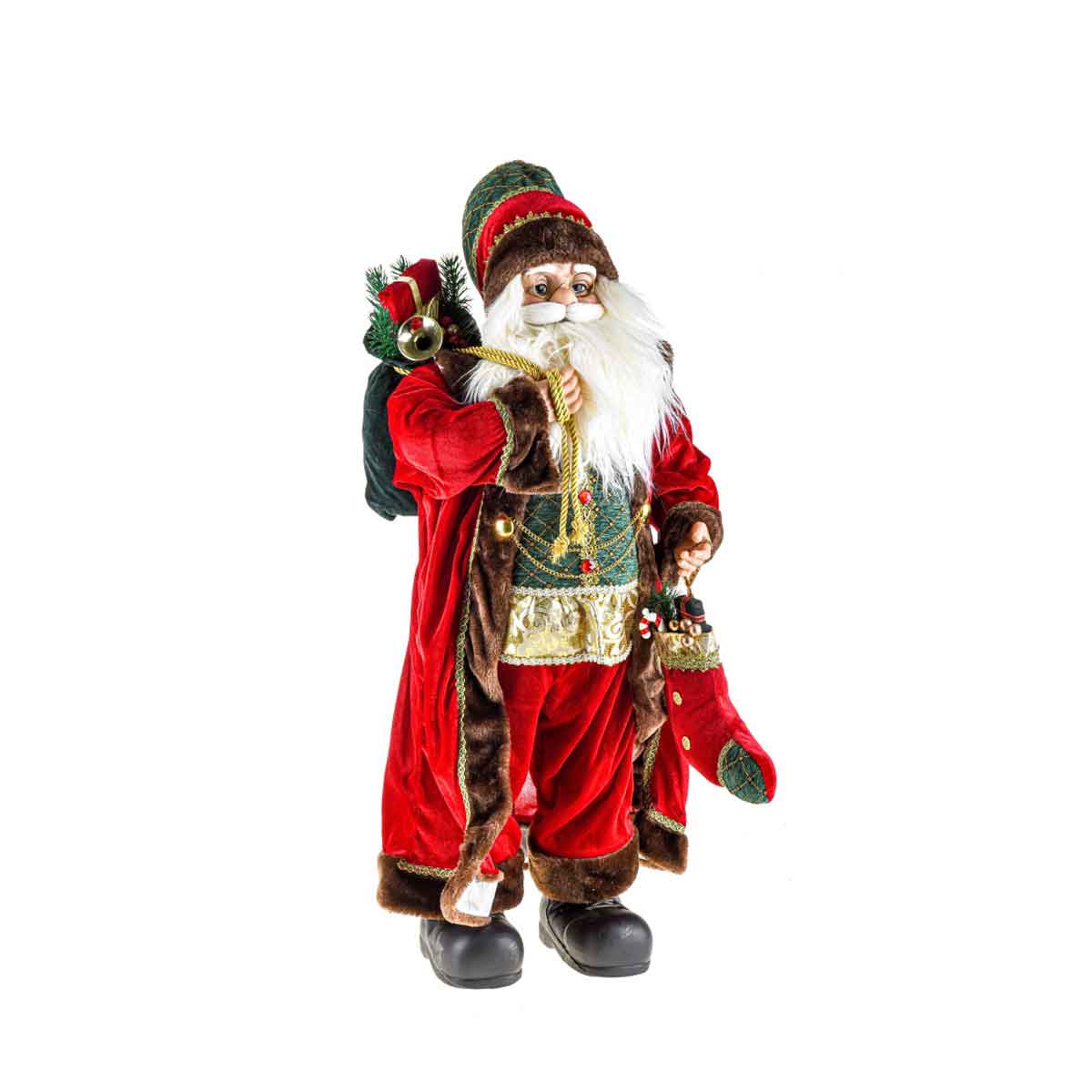 BIANCHI DINO Santa Claus Christmas Decoration 45cm Christmas Fabric