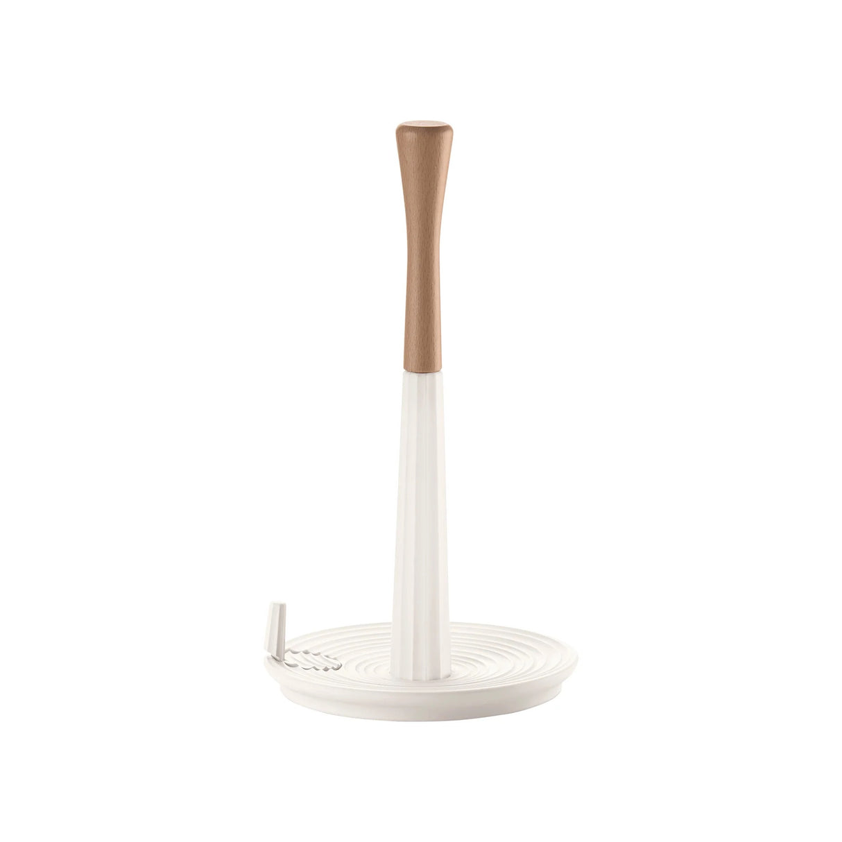 Portarotolo Tierra Guzzini in plastica riciclata bianco latte 30 cm