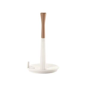 Portarotolo Tierra Guzzini in plastica riciclata bianco latte 30 cm