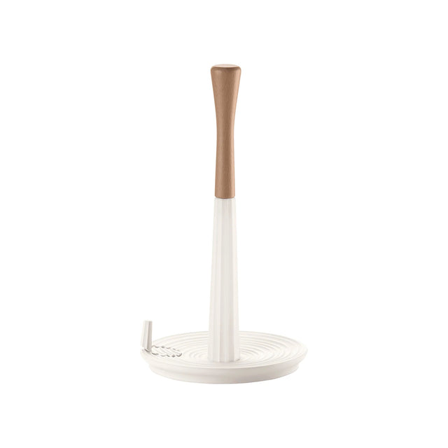 Portarotolo Tierra Guzzini in plastica riciclata bianco latte 30 cm