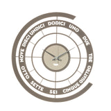 ARTI & MESTIERI Orologio da Parete Design Skipper Fango E Avorio