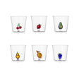 ICHENDORF Fruits & Flowers Set 6 Pezzi Tumbler Bicchieri 8,5cm 350ml Vetro Borosilicato