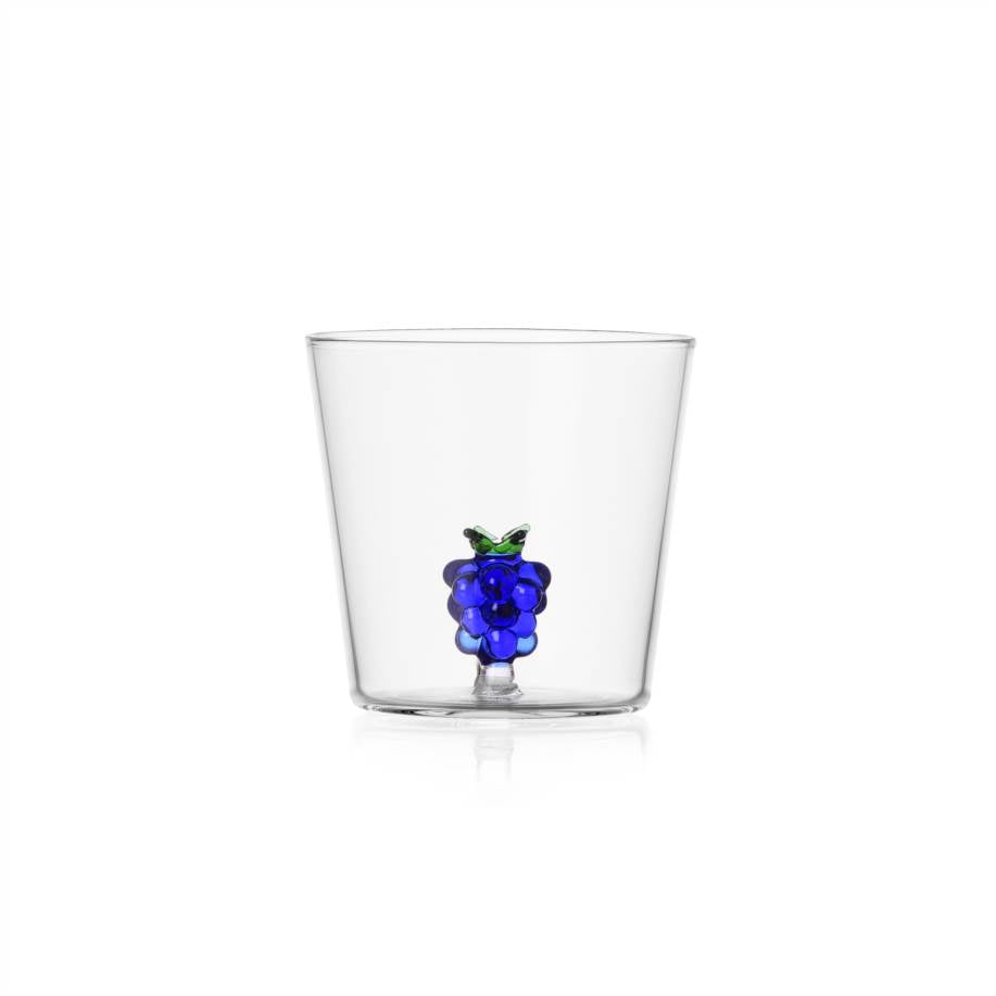 ICHENDORF Fruits & Flowers Set 6 Pezzi Tumbler Bicchieri 8,5cm 350ml Vetro Borosilicato
