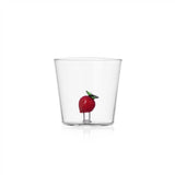 ICHENDORF Fruits & Flowers Set 6 Pezzi Tumbler Bicchieri 8,5cm 350ml Vetro Borosilicato