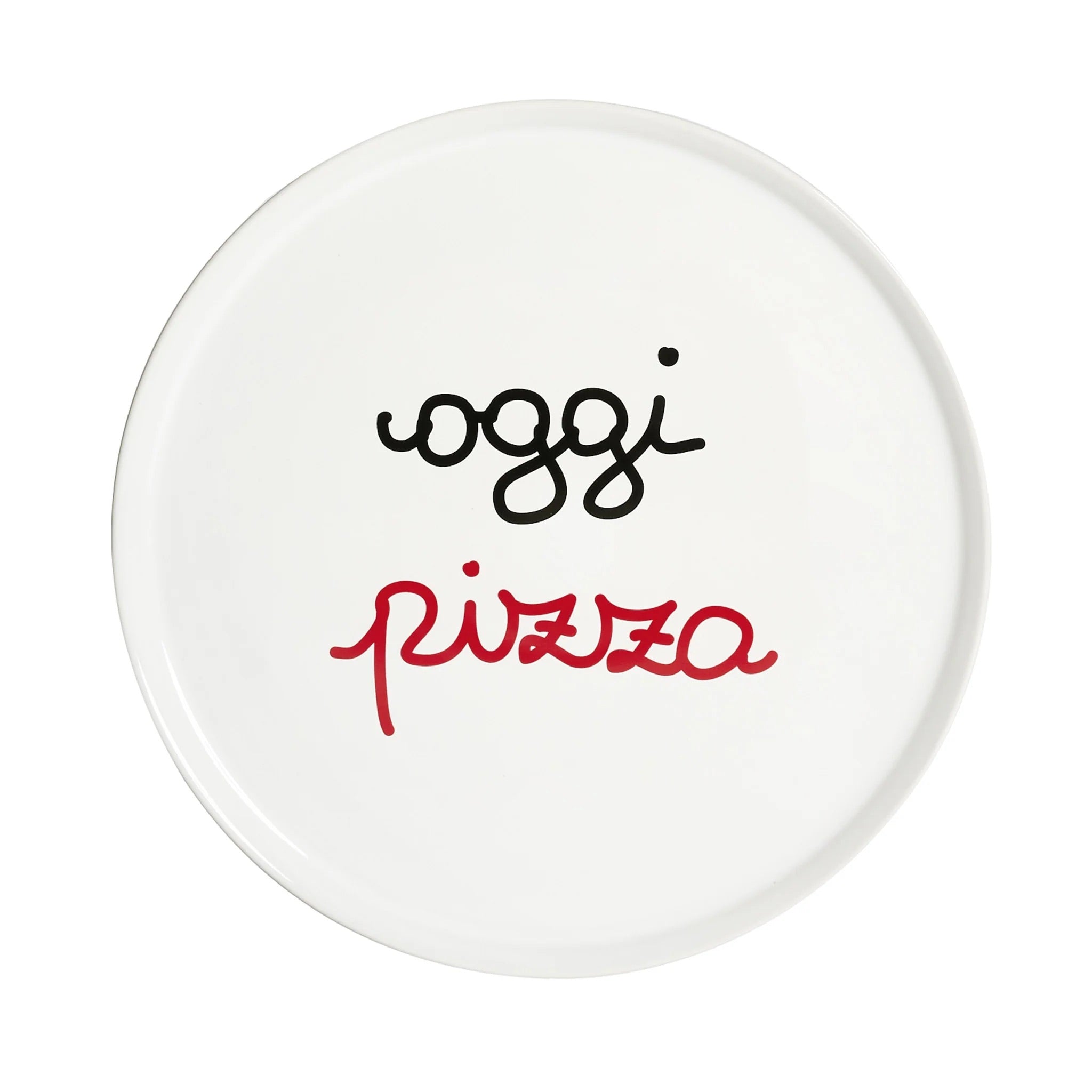 SIMPLE DAY Piatto Pizza Oggi Pizza 31,5cm Bianco Ceramica