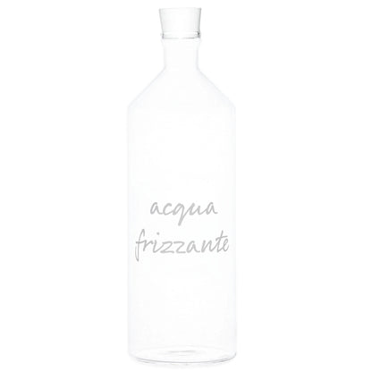 SIMPLE DAY Bottiglia in Vetro Acqua Frizzante 1,4 Litri Vetro Borosilicato