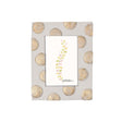 RITUALI DOMESTICI TiGuardo Portafoto 13x18cm Bianco Pois Oro Resina