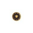 VERSACE - I Love Baroque Piatto Piattino 10cm Nero Oro Porcellana