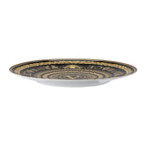 VERSACE Virtus Gala Black Placeholder Plate 33cm Black Gold Porcelain